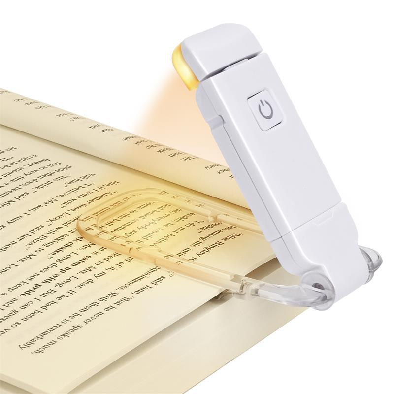 BookGlow – Wiederaufladbare Leselampe mit Augenschutz für Bücher & E-Reader