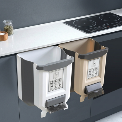 KitchenBin Pro | Platzsparender Falt-Mülleimer für die Küche