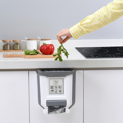 KitchenBin Pro | Platzsparender Falt-Mülleimer für die Küche