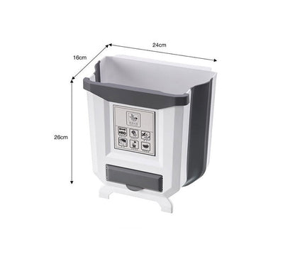 KitchenBin Pro | Platzsparender Falt-Mülleimer für die Küche