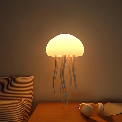 JellyWave LED-Quallenlampe | Bewegende Tentakel mit Farbwechsel für Schlafzimmer & Wohnzimmer
