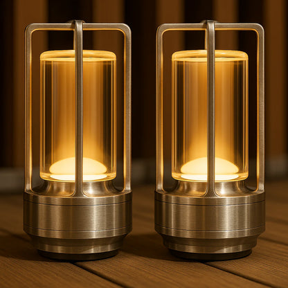 LumiGlow™ – Kabellose LED Tischlampe mit Dimmfunktion, Warmweißem Licht & Akku