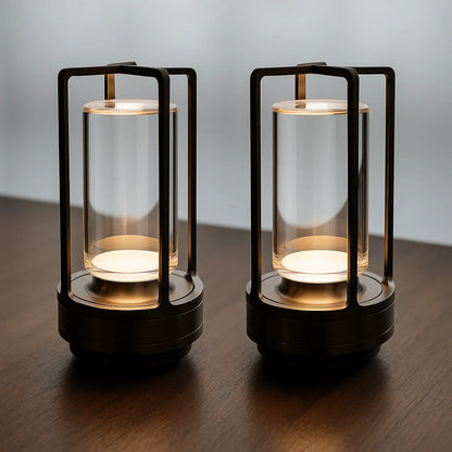 LumiGlow™ – Kabellose LED Tischlampe mit Dimmfunktion, Warmweißem Licht & Akku
