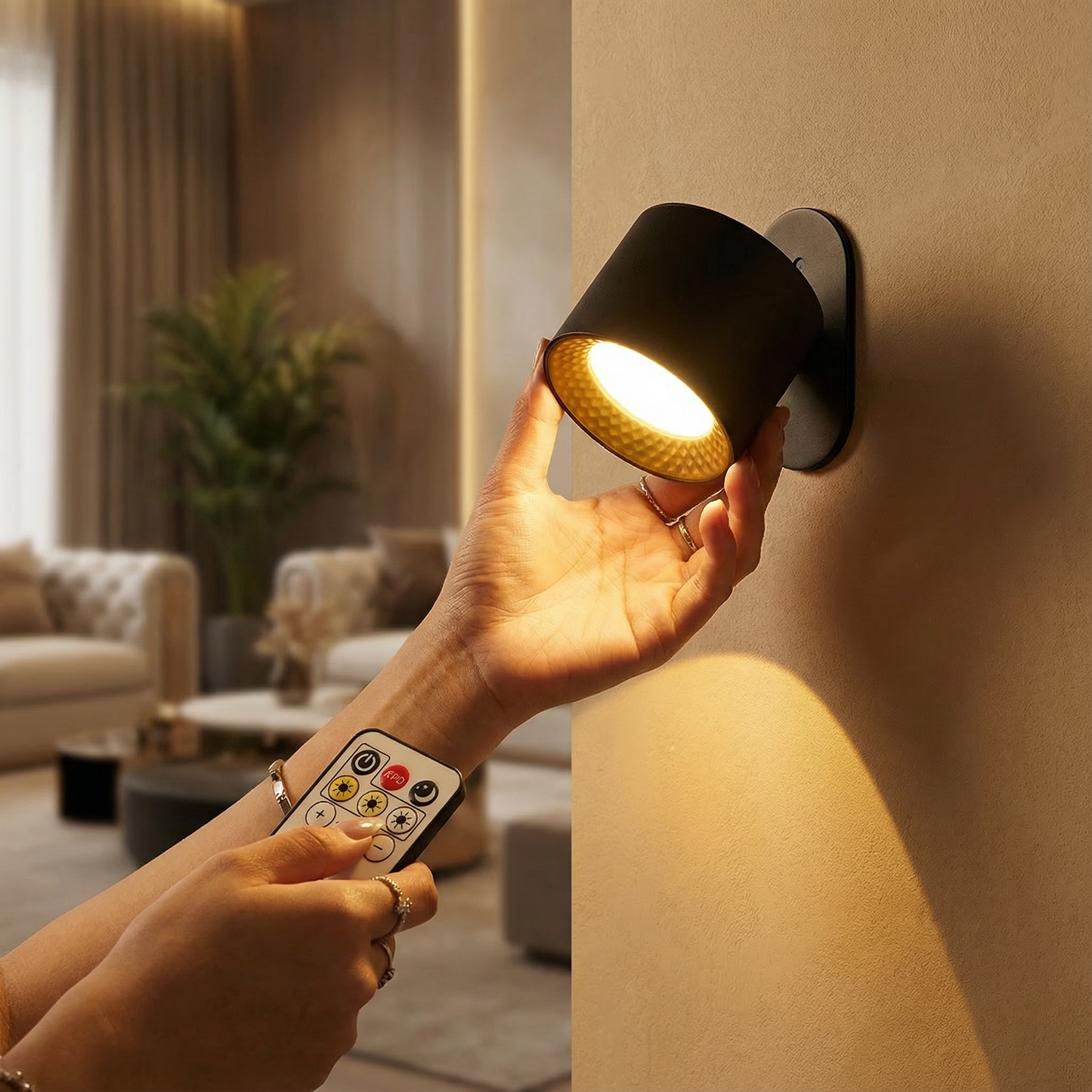 Velora – 360° LED-Wandlicht für stimmungsvolle Atmosphäre