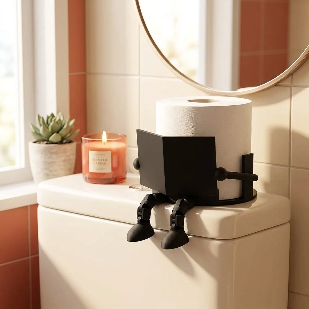 LeseMaennchen im Gaeste-WC Lifestyle