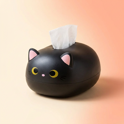 Miezibox Katzen-Taschentuchbox schwarz Studio