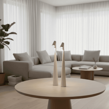 Lumera – Wiederaufladbare LED-Tischlampe mit warmem Licht