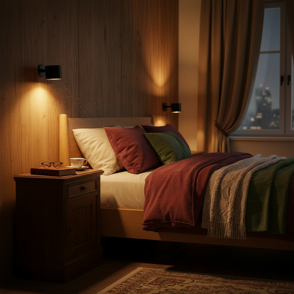 Velora - Slaapkamer met symmetrische wandlampen